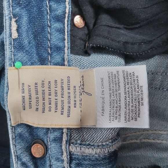 MISS‎ ME WOMEN'S BLUE JEANS SIZE 30 WAIST MEASURES 15.5" ACROSS VGC - Picture 9 of 9